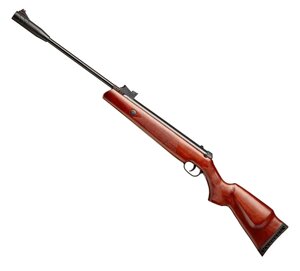 Пневматична гвинтівка Beeman Jackal 2066, пружинно-поршнева з ложем із дерева та сталевою дульною коробкою