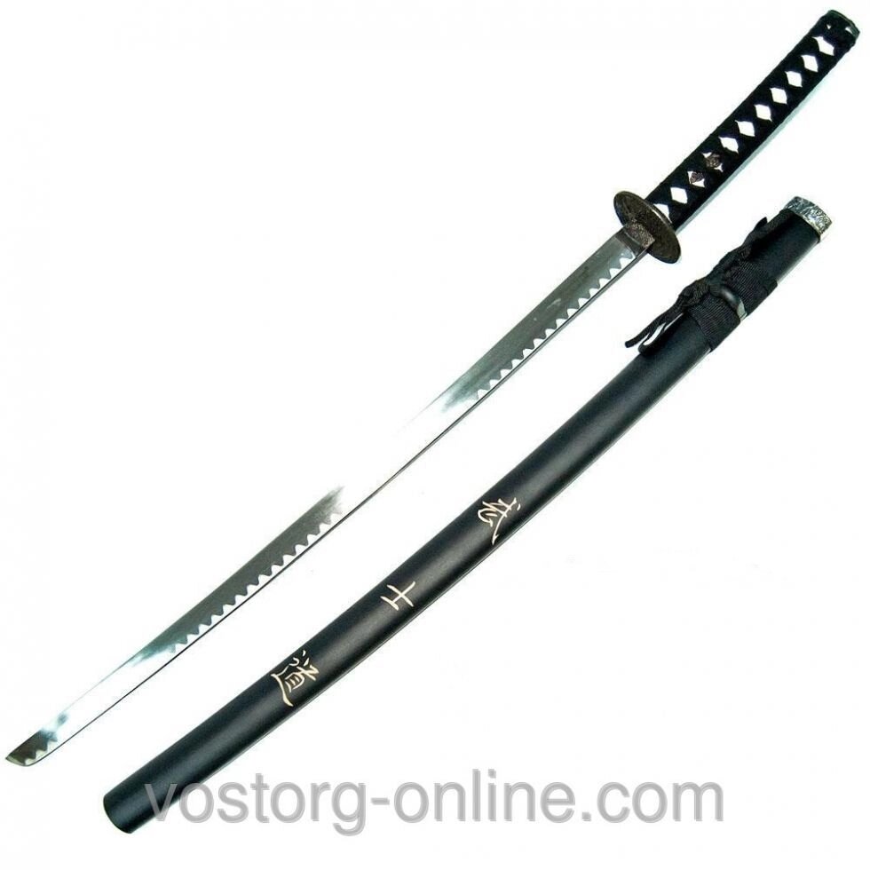 Самурайський меч катана 4126, якісні, елітні, сувенірна зброя, оригінальний товар - фото