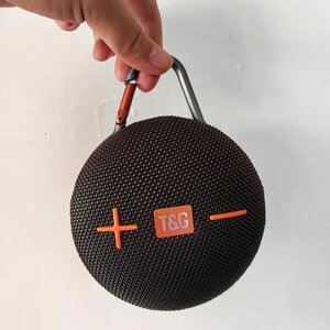 Портативна Bluetooth-колонка TG648 з функцією speakerphone, радіо з карабіном black