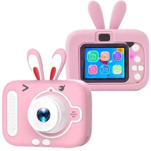 Дитячий фотоапарат X900 Rabbit, pink