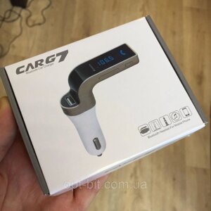 FM трансмітери автомобільні / fm CarG7, 2 usb + гучний зв'язок, Bluetooth