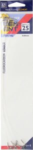 Повідець флюорокарбоновий "LEADER" *0,50мм. дліна 25см. 12кg. 2 шт.