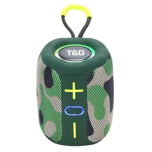 Портативна Bluetooth-колонка TG658 8W з RGB-підсвіткою speakerphone, радіо, camouflage від компанії Інтернет магазин "ВАШ БАЗАР" - потрібні і оригінальні товари! - фото 1