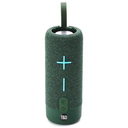 Портативна колонка TG619C з підсвіткою функцією speakerphone, радіо green від компанії Інтернет магазин "ВАШ БАЗАР" - потрібні і оригінальні товари! - фото 1