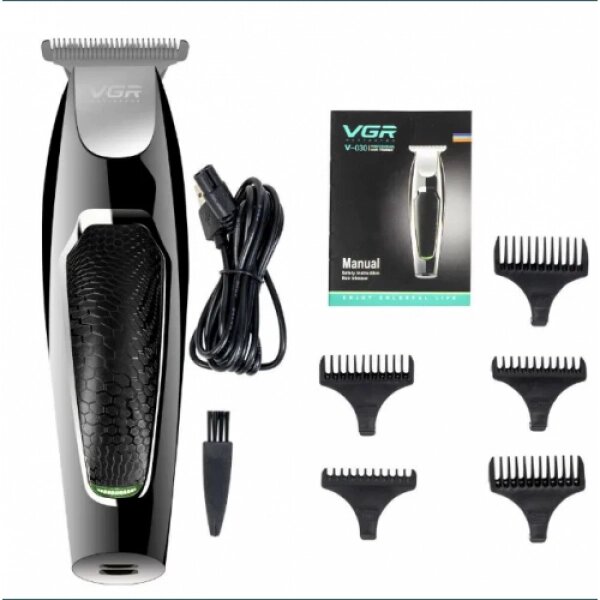 Професійна акумуляторна машинка для стриження волосся 5 насадок стриження VGR Navigator Professional V-030 від компанії Інтернет магазин "ВАШ БАЗАР" - потрібні і оригінальні товари! - фото 1