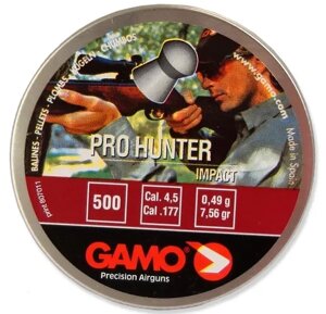 Кулі Gamo Pro Hunter 4.5 мм, 0.49г, 500 шт. виробництва іспанської фірми