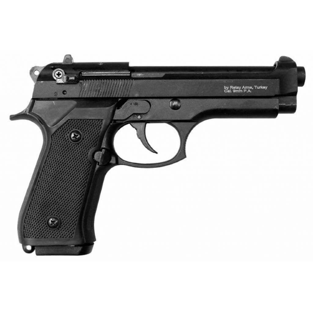 Стартовий, сигнально-шумовий пістолет Retay Mod. 92 black (Beretta 92) від компанії Інтернет магазин "ВАШ БАЗАР" - потрібні і оригінальні товари! - фото 1