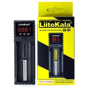 Зарядное устройство LiitoKala Lii-S1, 10440/ 14500/ 16340/ 17355/ 17500/ 17670/ 18350/ 18490/ 18650/ 22650,