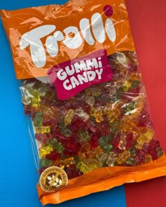 Желейні цукерки набір ведмедів Тролі Trolli Gummi Candy 1kg