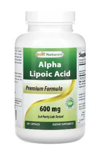 Альфа-ліпоєва кислота Best Naturals Alpha Lipoic Acid 600 mg 240 Capsules