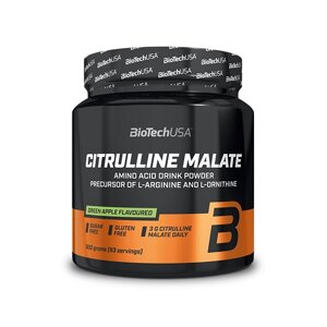 Амінокислота biotech citruline malate 300 грам смак: лайм