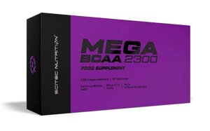 Амінокислоти BCAA scitec nutrition MEGA BCAA 2300 120 капсул