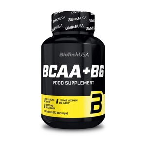 Амінокислоти BioTech BCAA + B6 100 таблеток