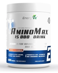 Амінокислоти EnergiVit Amino Max 15 000 Drink 600 грам Смак : ORANGE