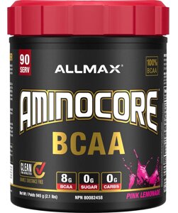 Амінокислоти ВСАА AllMax AMINOCORE 945 грам Смак : Pink Lemonade