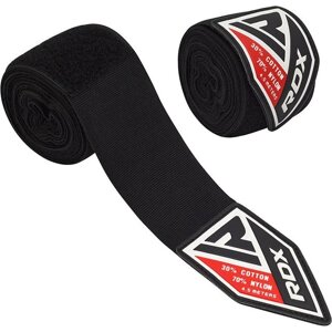 Бинти для боксу RDX WX Professional Boxing Hand Wraps Black ( 4.5м. )