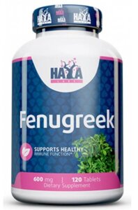 Біодобавка Haya Labs FENUGREEK 600мг 120 таблеток