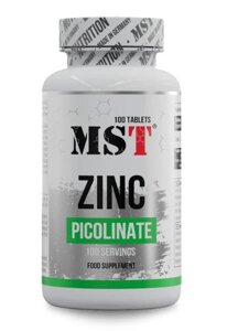 Цинк піколінат MST Zinc picolinate 100 таблеток