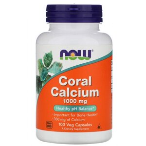 Кальцій now foods CORAL calcium 1000 мг 100 vcaps