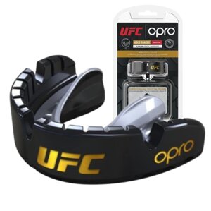 Капа OPRO Gold Braces під брекети доросла (вік 11+Blackl/Silver (art. 102518001)