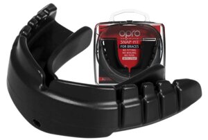 Капа боксерська OPRO snap-fit FOR braces black (art. 002318001)