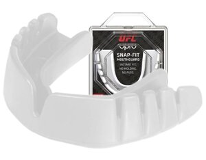 Капа боксерська OPRO Snap-Fit UFC Hologram White (art. 002257002)