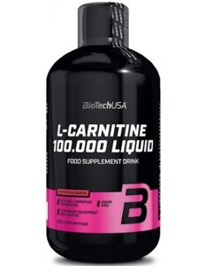 Карнітин bio tech L-carnitine 100.000 мл смак : apple