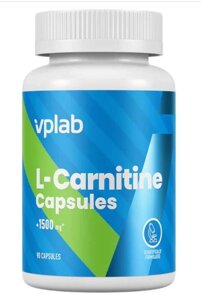 Карнітин VP lab L-carnitine 1500 мг 90 капсул