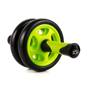 Колесо для преса подвійне PowerPlay 4327 Dual-Core Ab Wheel Чорно-червоне