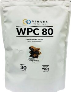 Концентрат сироваткового білка GenOne Nutrition WPC 80 900 грамм