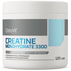 Креатин моногідрат OstroVit CREATINE Monohydrate 3300 120 капсул