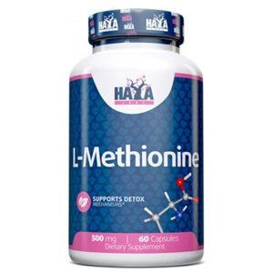 L-метіонінн HAYA LABS L-methionine 500 мг 60 капсул