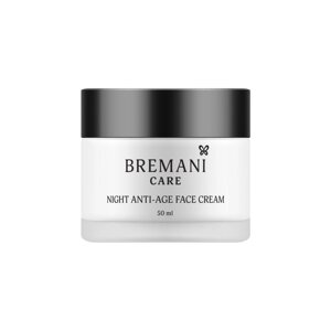 Night Anti-age Face Cream 40+Інтенсивний нічний антивіковий крем для обличчя 40+Bremani, 50 мл