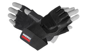 Рукавички для фітнесу MadMax MFG-269 Professional Exclusive Black M