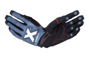 Рукавички для фітнесу MadMax MXG-102 X Gloves Black/Grey/White L