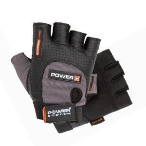 Рукавички для фітнесу Power System PS-2500 Power Plus Black/Grey XXL