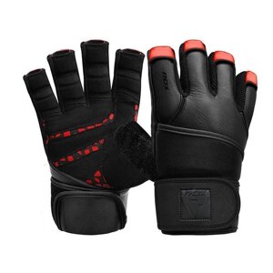 Рукавички для фітнесу RDX L7 Micro Plus Red/Black S