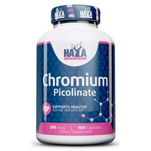 Піколінат хрому haya labs chromium picolinate 200 мг 100 капсул