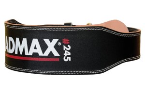 Пояс для важкої атлетики MadMax MFB-245 Full leather шкіряний Black S