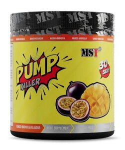 Передтренувальний комплекс MST Nutrition Pump Killer 330 грамм Вкус: Mango-Maracuja