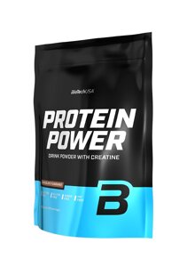 Протеїн Bio Tech POWER PROTEIN 1000 г смак Полуниця-банан