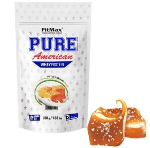 Протеїн FitMax Pure American Whey Protein 750 грам Смак : salted caramel