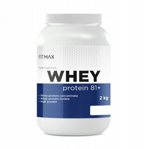 Протеїн FitMax Whey Protein 81+ 2000 грамм Смак : Double Chocolate