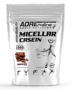 Протеїн казеїновий adrenaline micelar casein 1000 грам смак: шоколад