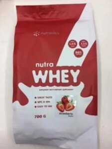 Протеїн Nutralabs Nutra Whey 700 грам Смак : Strawberry