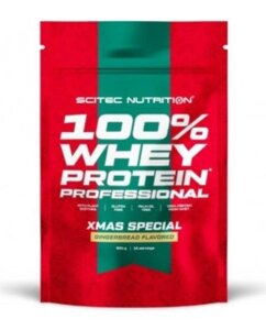 Протеїн scitec 100% WHEY protein professional 500 грам смак: gingerbread EXP 11/24 року включно