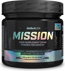 Спецпродукт Biotech USA Mission drink powder 210 грамів Смак: Pink grapefruit