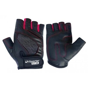 Sporter Рукавички жіночі (MFG-204.4 A) - Black/Pink Розмір S