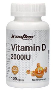 Вітамін Д Ironflex Vitamin D3 2000 IU 100 таблеток