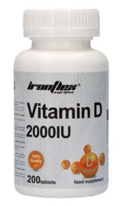 Вітамін Д Ironflex Vitamin D3 2000 IU 200 таблеток